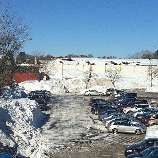 Partial collapse of Clark’s warehouse roof in Upper Falls Village 14