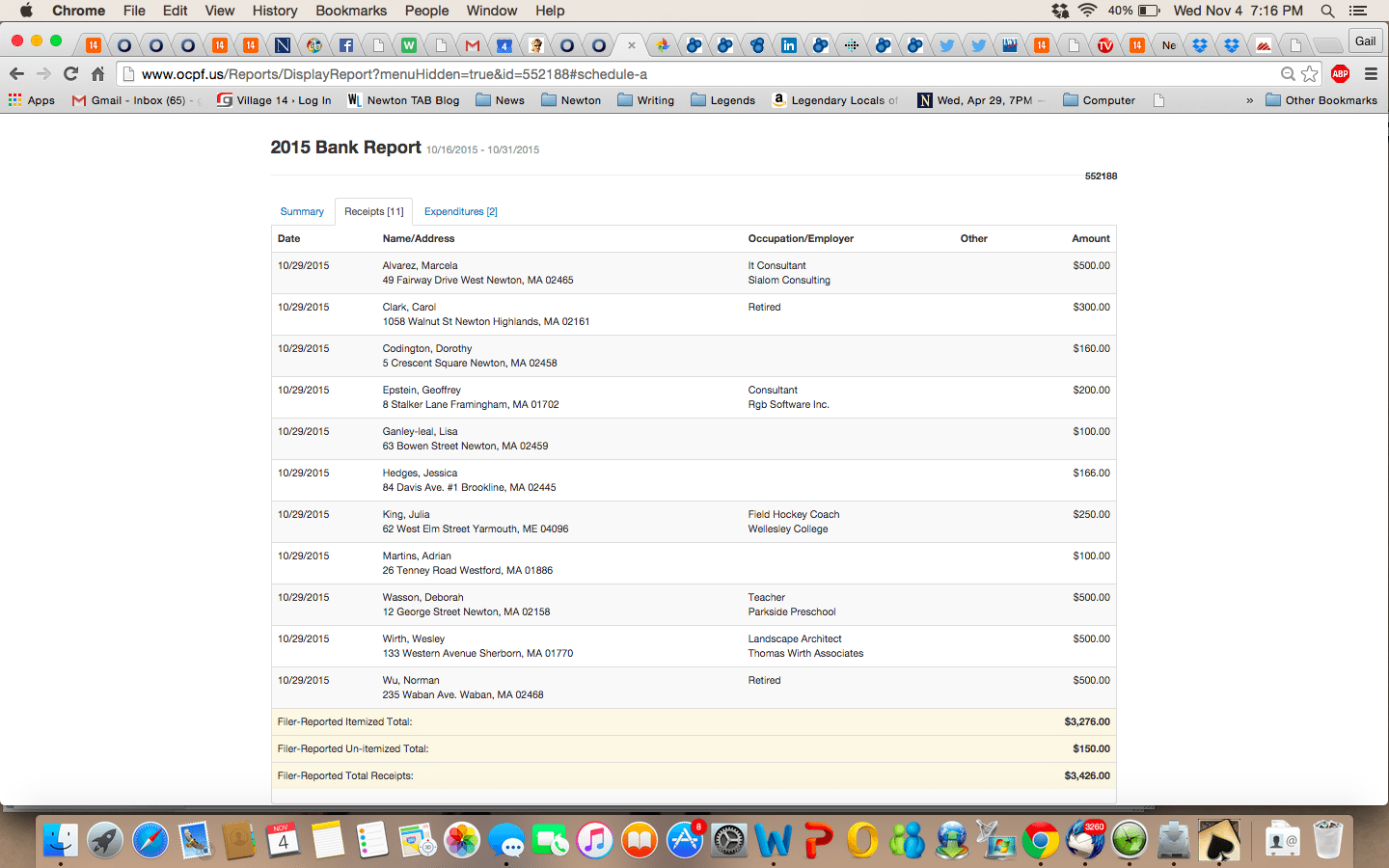 More than 1/3 Garden City PAC funds came from outside Newton
