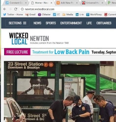 This is not why we depend on Wicked Local Newton