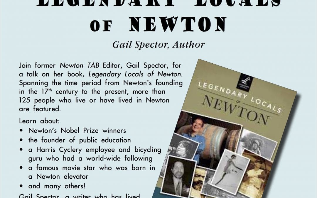 Learn about Newton’s legendary locals on Nov. 1