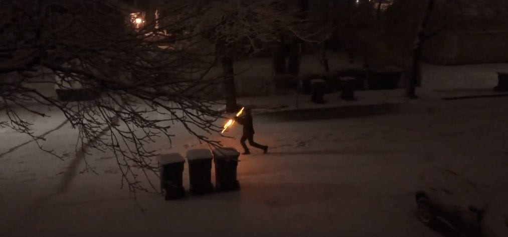 VIDEO: Jedi spotted protecting Newton from Nor’Easter