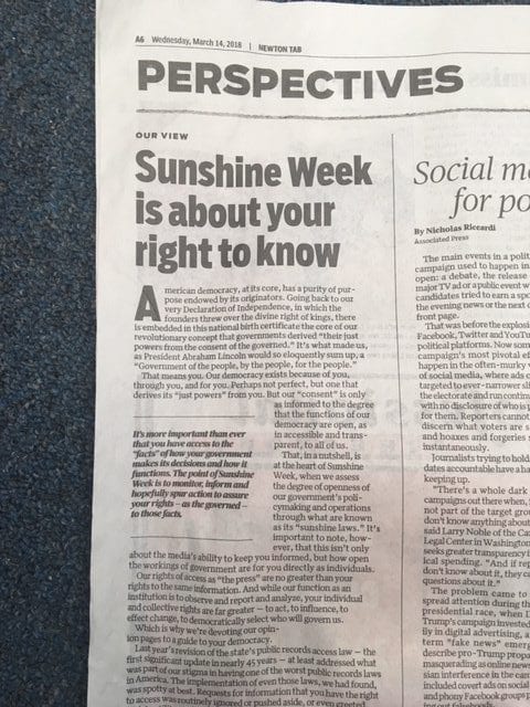 TAB editorial demands ‘sunshine’ but fails to provide any