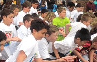 Warm up the route for the marathoners this Sunday