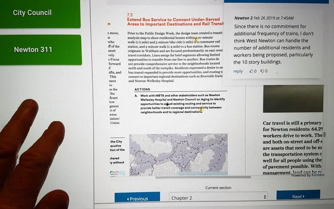 The “vision” test of commenting on Hello Washington Street Draft 2