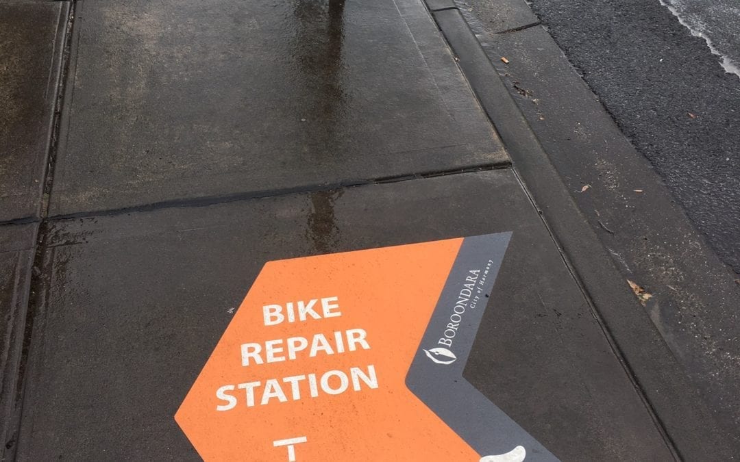 Public bike repair stations