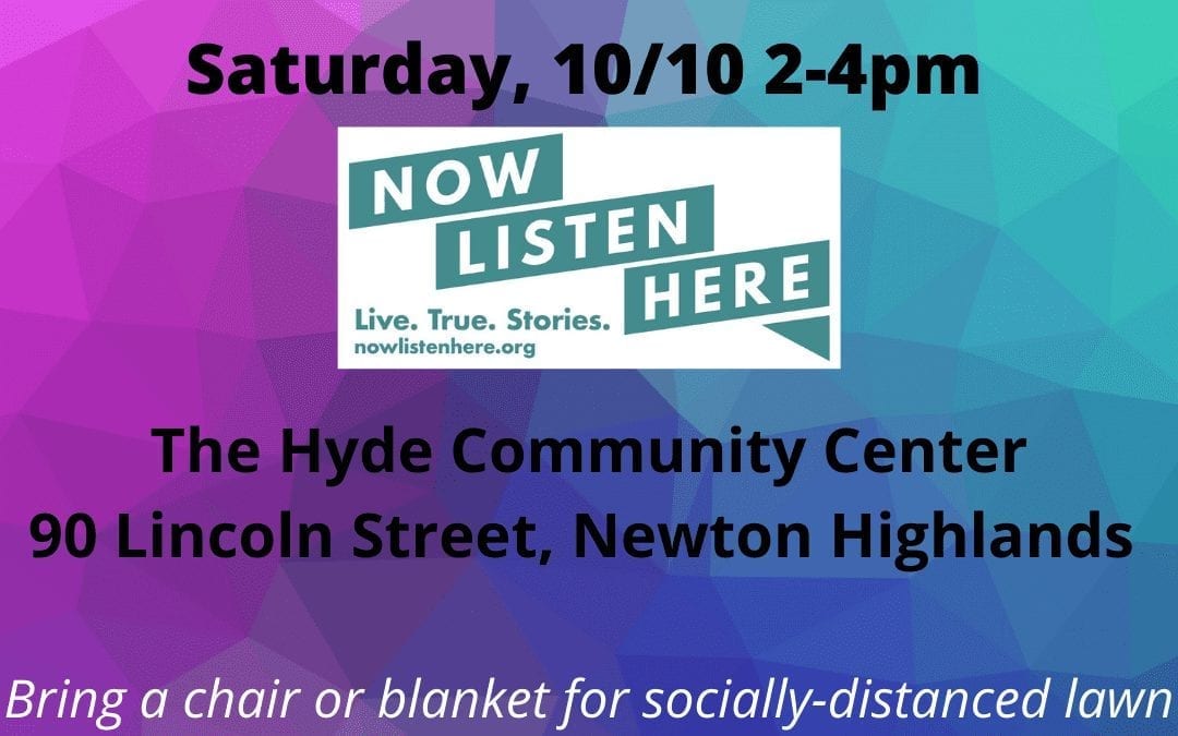 Storytelling event this Saturday – Free!