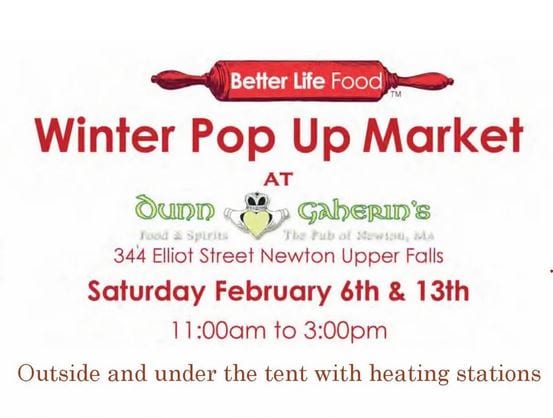 Local business pop-up market
