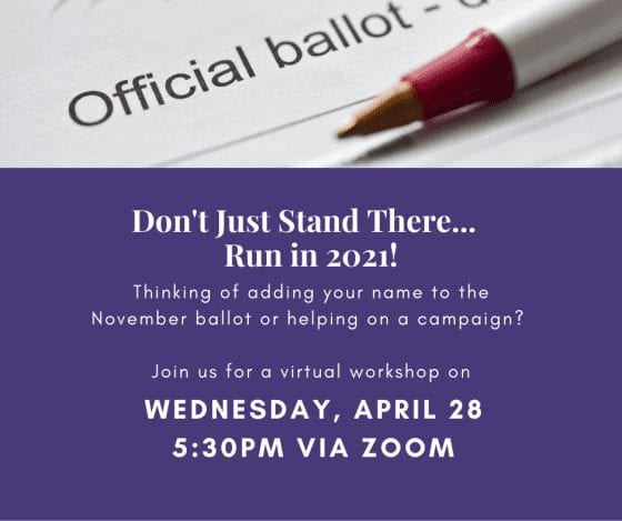 Don’t just stand there ….. run!