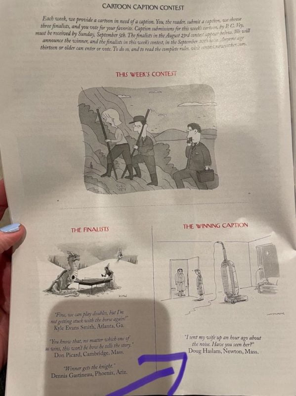 Is that our Doug Haslam?