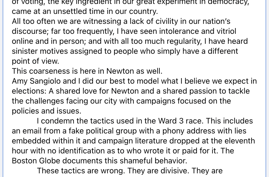 Mayor Fuller condemns Ward 3 tactics